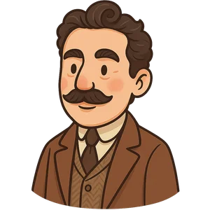 Portrait of Giacomo Puccini