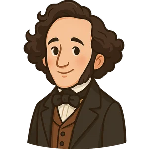Portrait of Felix Mendelssohn
