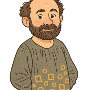 Portrait of Gustav Klimt