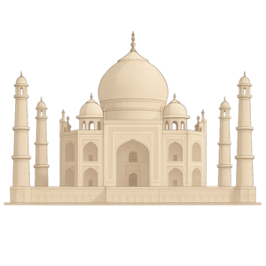 Illustration of Taj Mahal