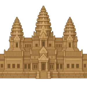 Illustration of Angkor Wat
