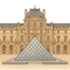 Illustration of The Louvre