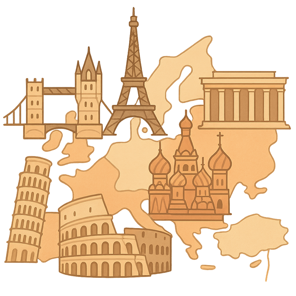 Illustration of Europe (continent)