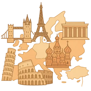 Illustration of Europe (continent)