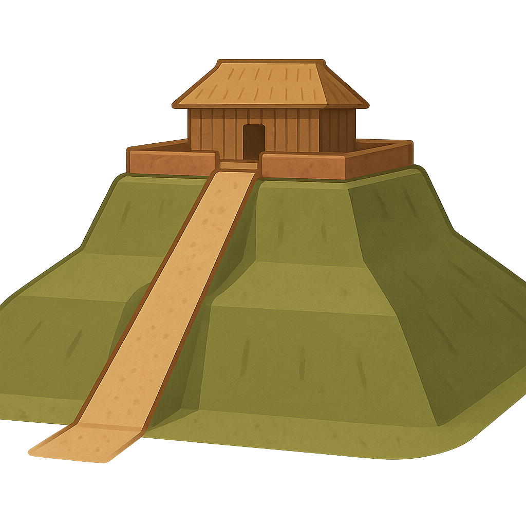 Illustration of Mississippian Culture (Cahokia)