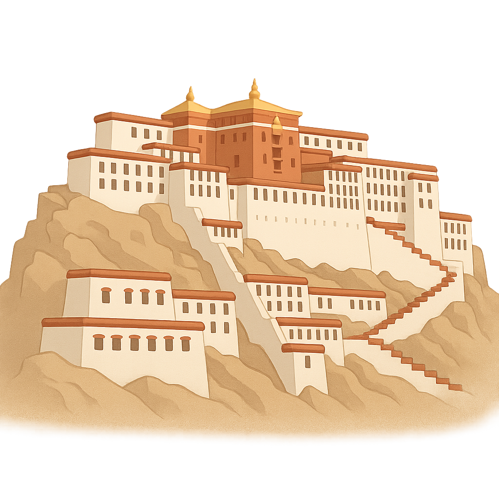 Illustration of Himalayas