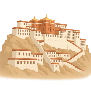 Illustration of Himalayas