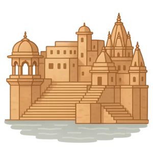 Illustration of Ganges River