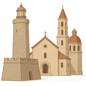 Illustration of St. Augustine, Florida