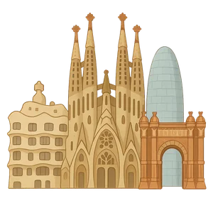 Illustration of Barcelona