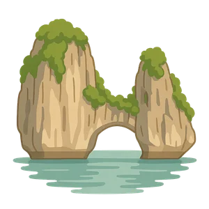 Illustration of Hạ Long Bay
