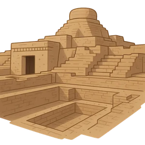Illustration of Mohenjo-Daro