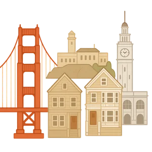 Illustration of San Francisco