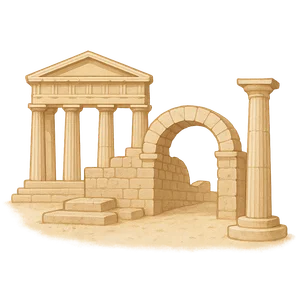 Illustration of Olympia, Greece