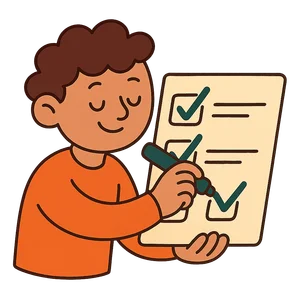 Illustration of Finishing Tasks