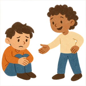 Illustration of Asking For Help