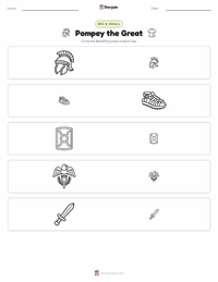 Pompey the Great printable worksheet preview