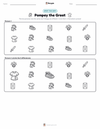 Pompey the Great printable worksheet preview