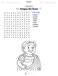 Pompey the Great printable worksheet preview