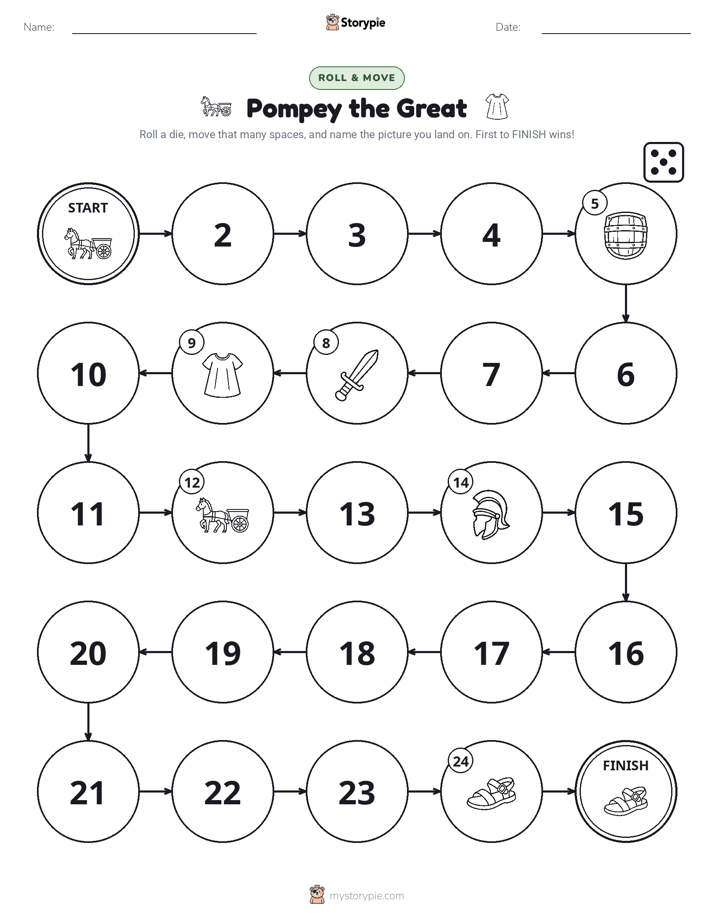 Roll & Move Game