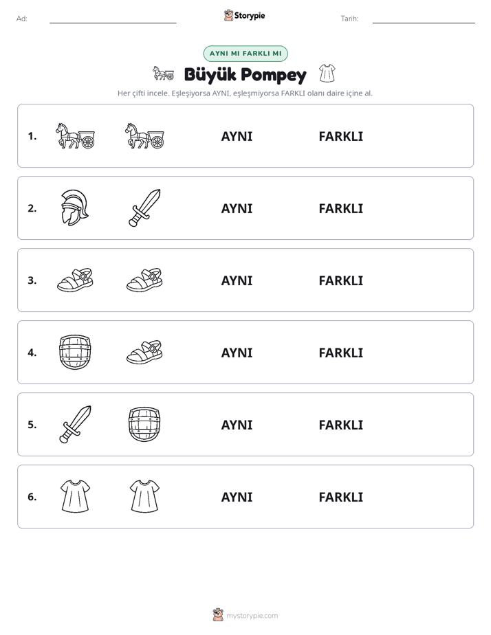 Aynı mı Farklı mı