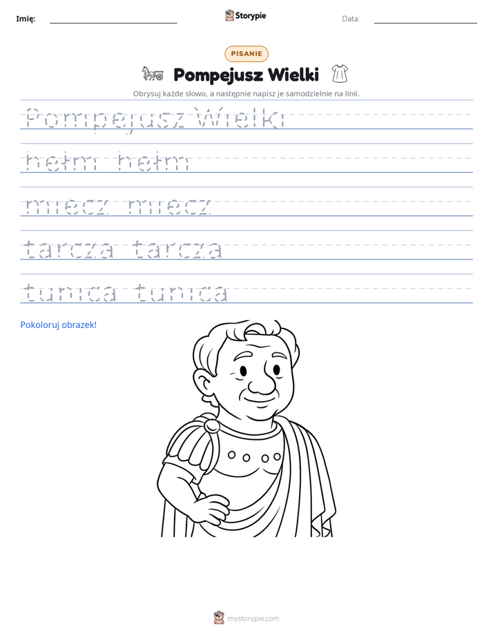 Ćwiczenie Pisania
