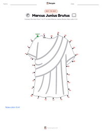 Marcus Junius Brutus printable worksheet preview