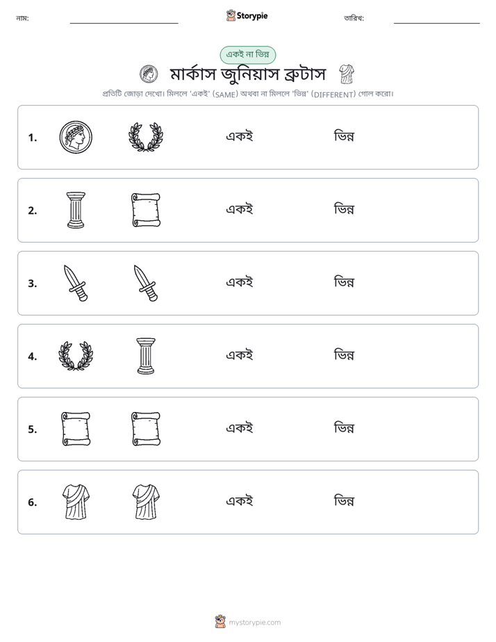 একই বা ভিন্ন
