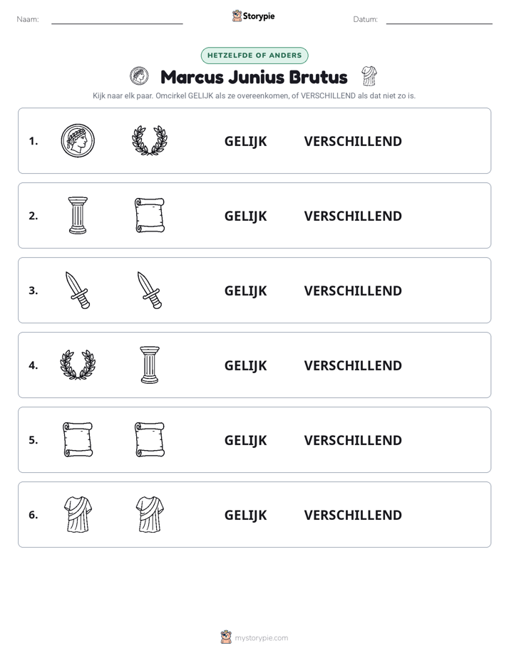 Zelfde of Verschillend