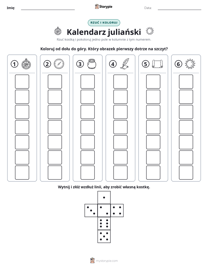 Rzuć i koloruj