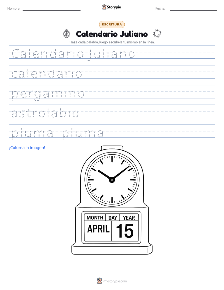 Práctica de Escritura