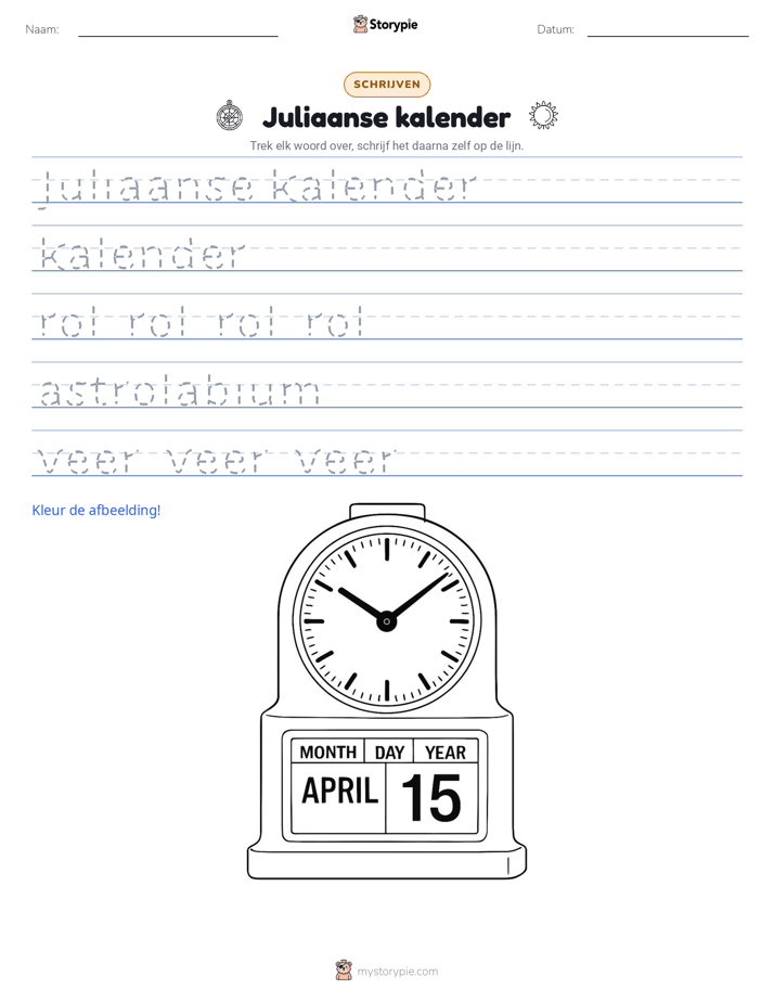 Schrijf Oefening