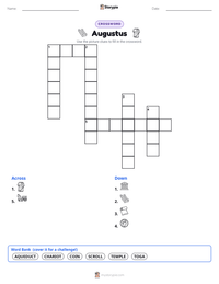 Augustus printable worksheet preview