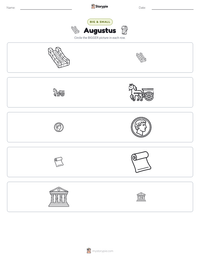 Augustus printable worksheet preview
