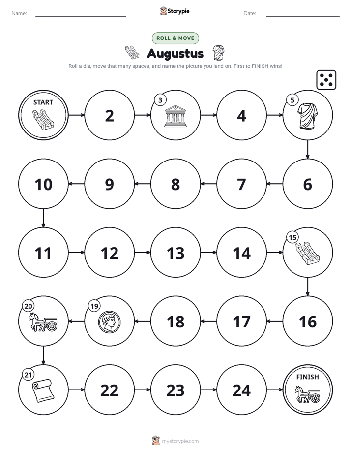 Roll & Move Game