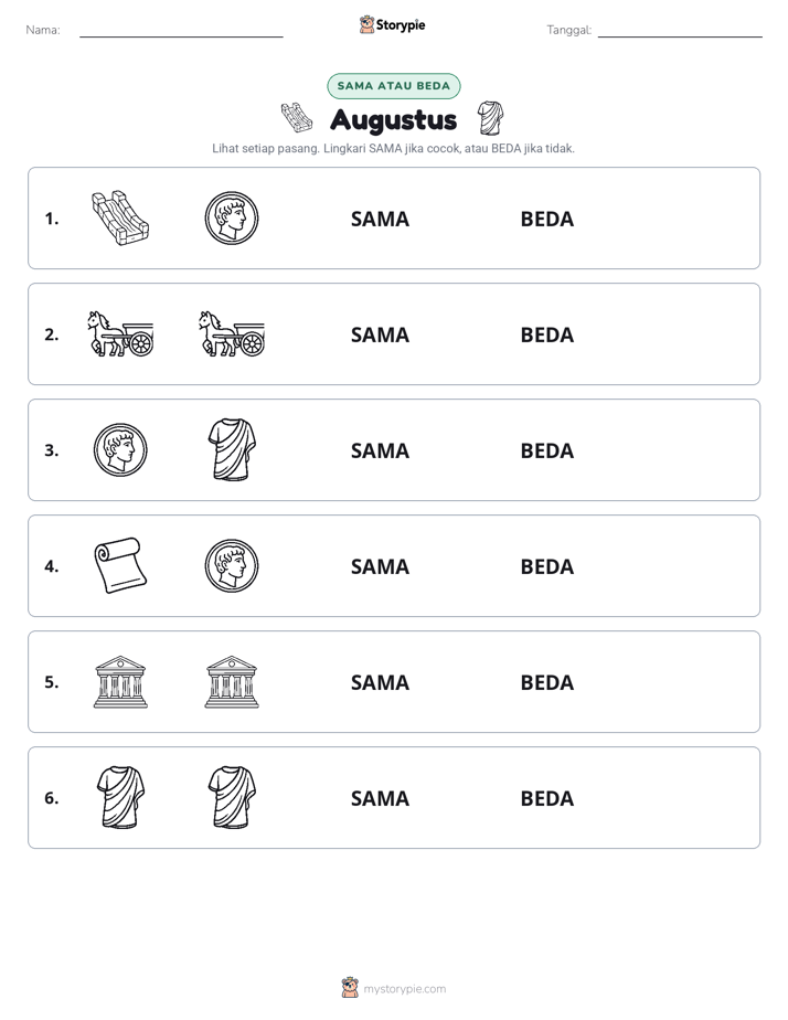 Sama atau Berbeda