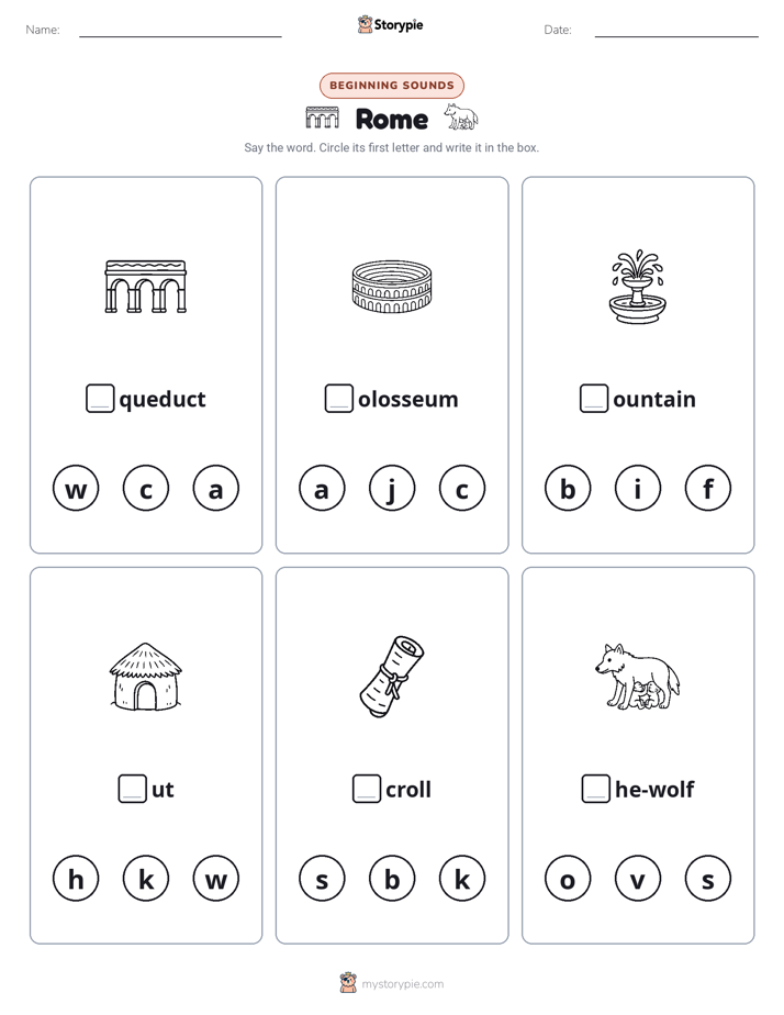 Beginning Sounds