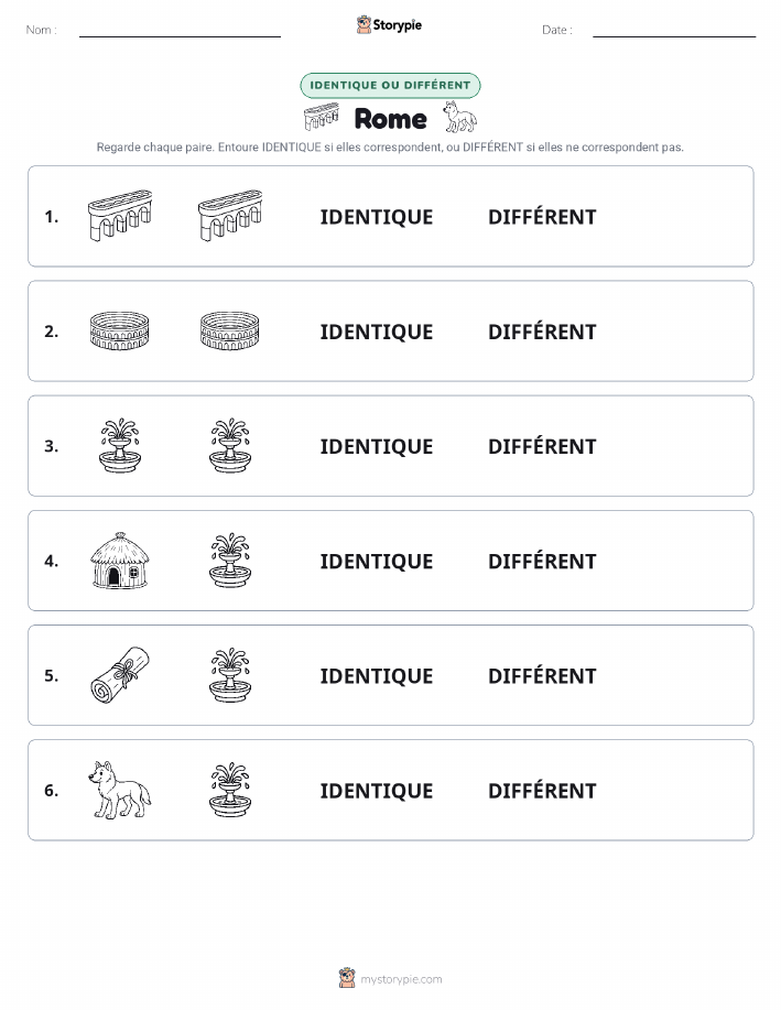 Identique ou Différent