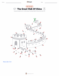 The Great Wall Of China printable worksheet preview