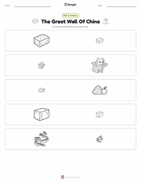 The Great Wall Of China printable worksheet preview