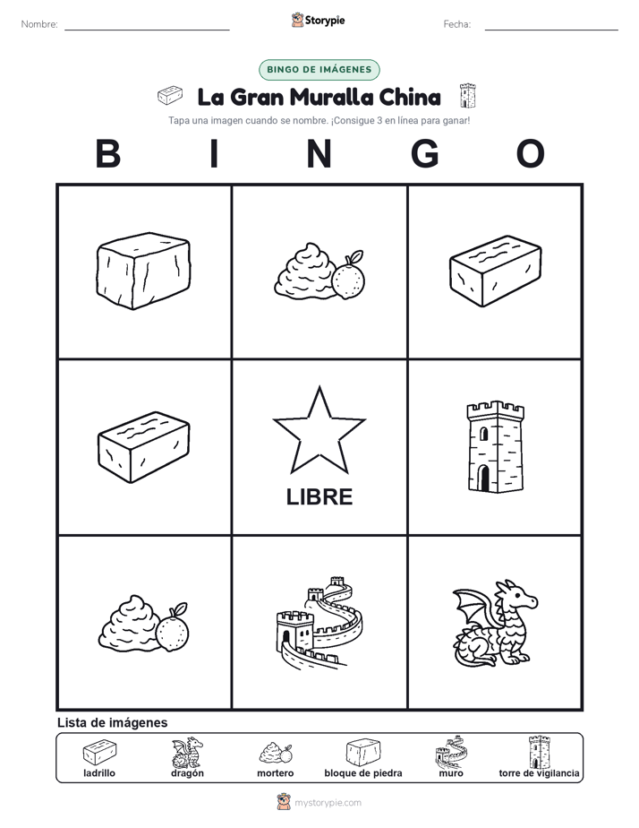 Bingo de Imágenes