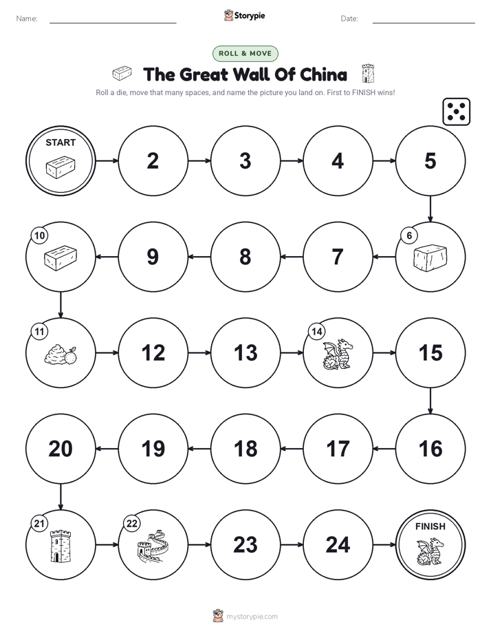 Roll & Move Game