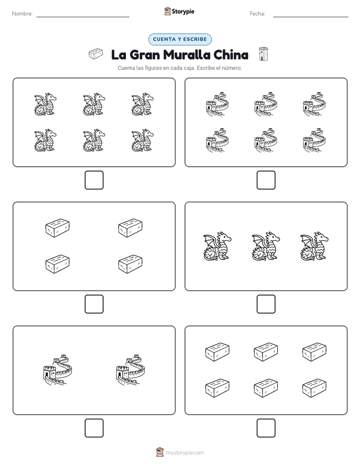 Cuenta y Escribe