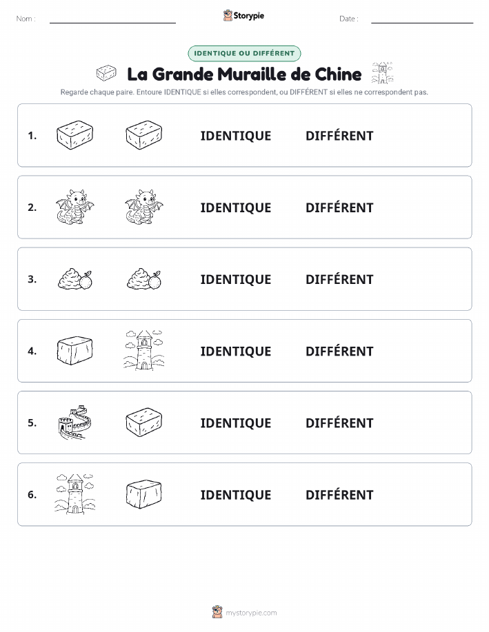 Identique ou Différent