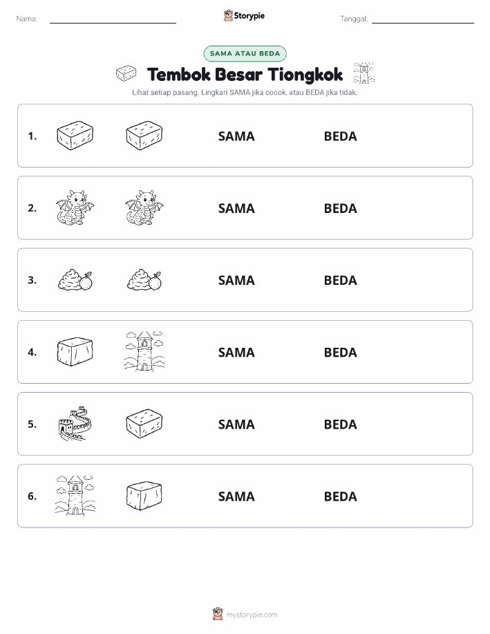 Sama atau Berbeda