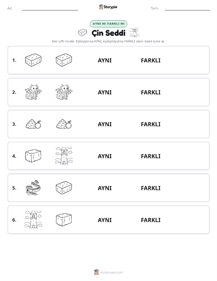 Aynı mı Farklı mı