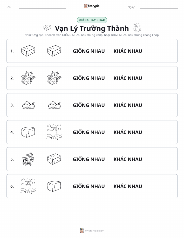 Giống Hay Khác
