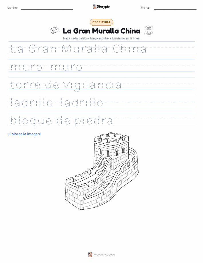 Práctica de Escritura