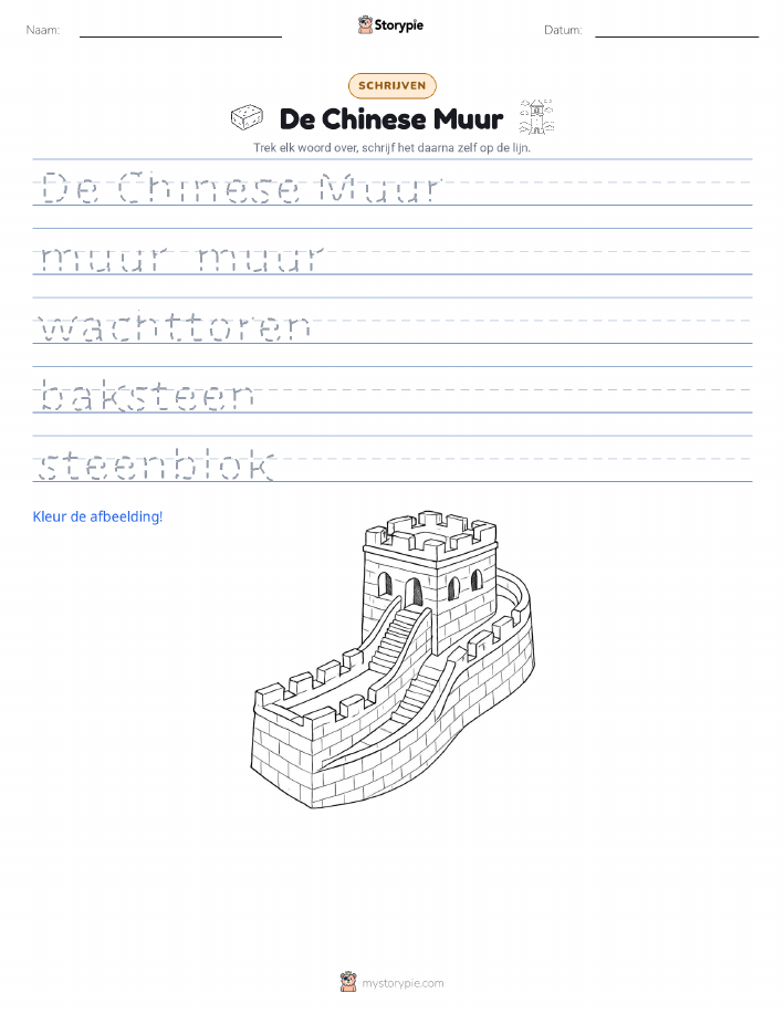 Schrijf Oefening