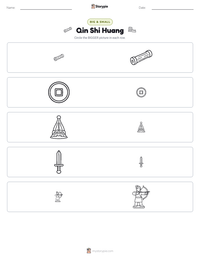 Qin Shi Huang printable worksheet preview